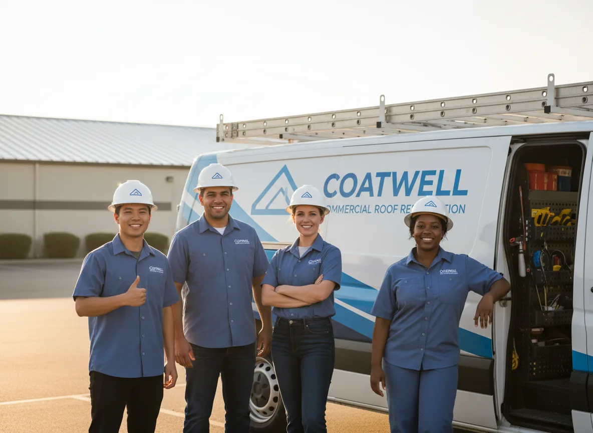 Commercial roof coating company in Hope, MI